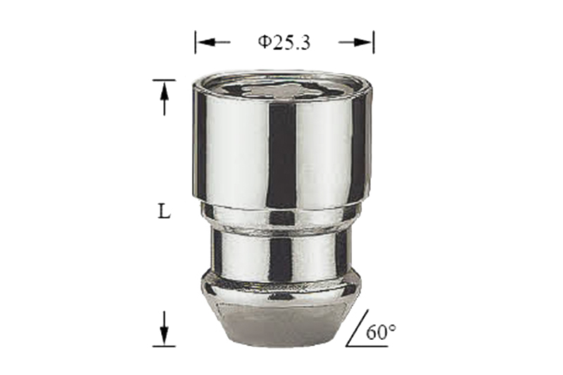 Гайка колеса T-LOCK R М12х1.25х36 секретная конус комплект фотография №1