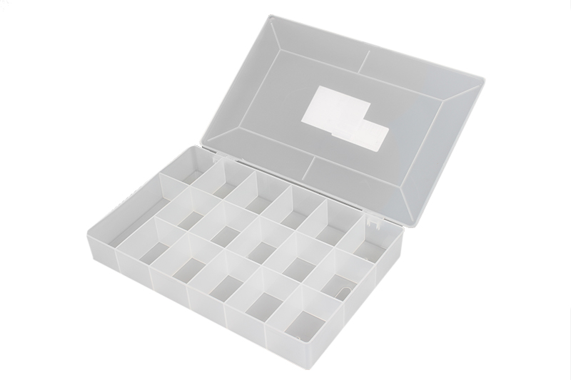 Ящик для крепежа органайзер FIT прозрачный 27.5х18х4.2 см фотография №2