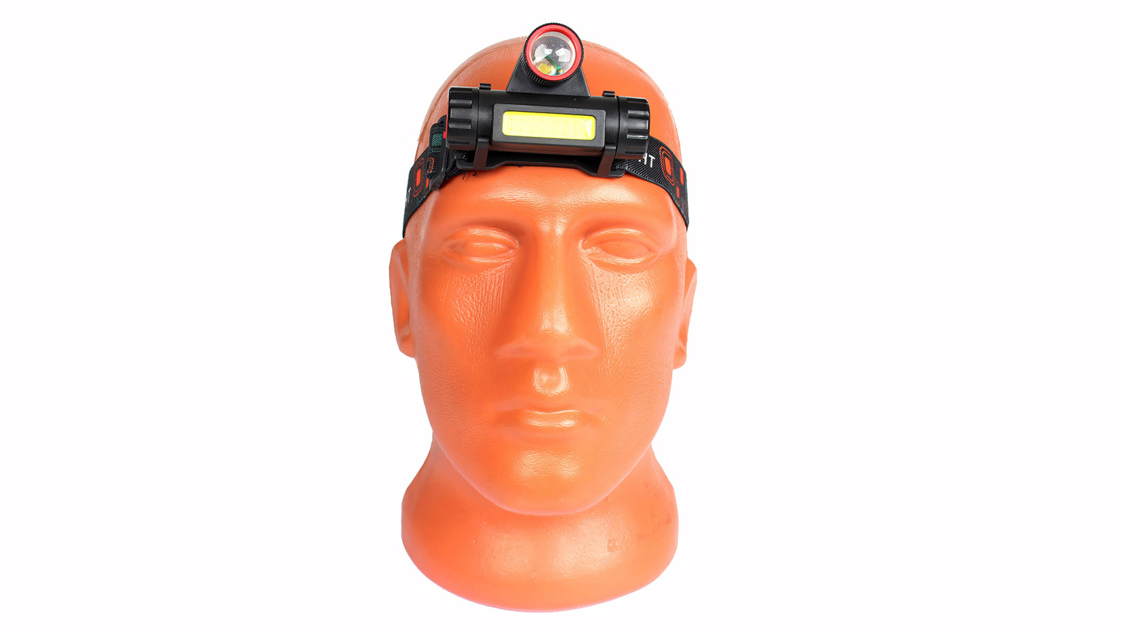 Фонарь налобный светодиодный АКБ USB YYC-101-2 фотография №2