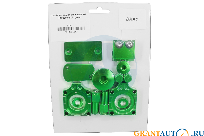 Стайлинг комплект Kawasaki KXF250 2004-2007 green фотография №1