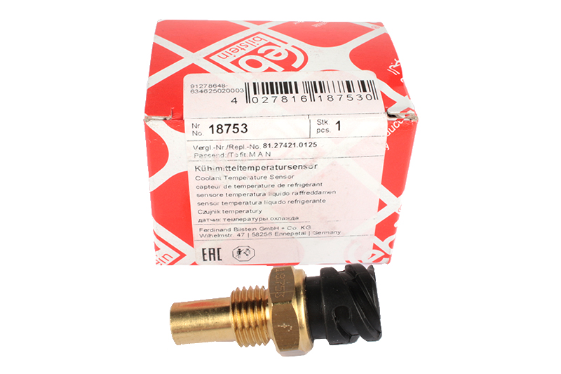 Датчик температуры MAN F90,M90,F2000,M2000 FEBI 18753 фотография №1