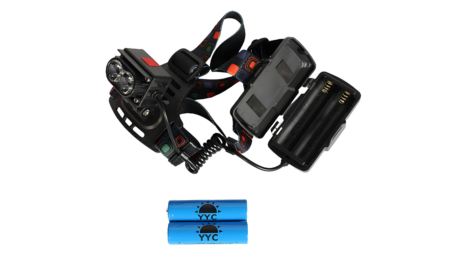 Фонарь светодиодный K29 налобный 2 диода АКБ от USB фотография №4