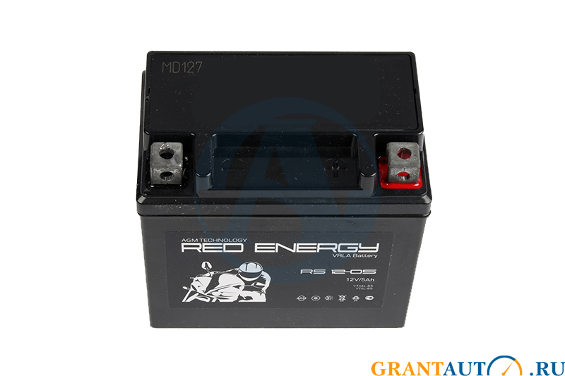 Аккумулятор мотоциклетный Red Energy RS 1205 YTX5L-BS 6СТ5 фотография №2