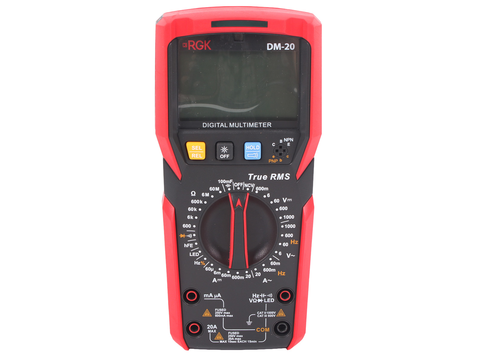 Мультиметр цифровой RGK DM-20 фотография №1