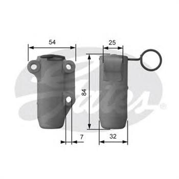 Демпфер натяжителя ремня GATES T43027 фотография №1