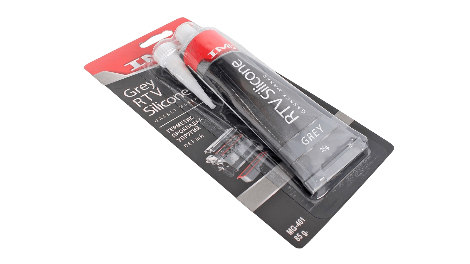 Герметик прокладок силиконовый серый 85г IMG MG-401 фотография №2