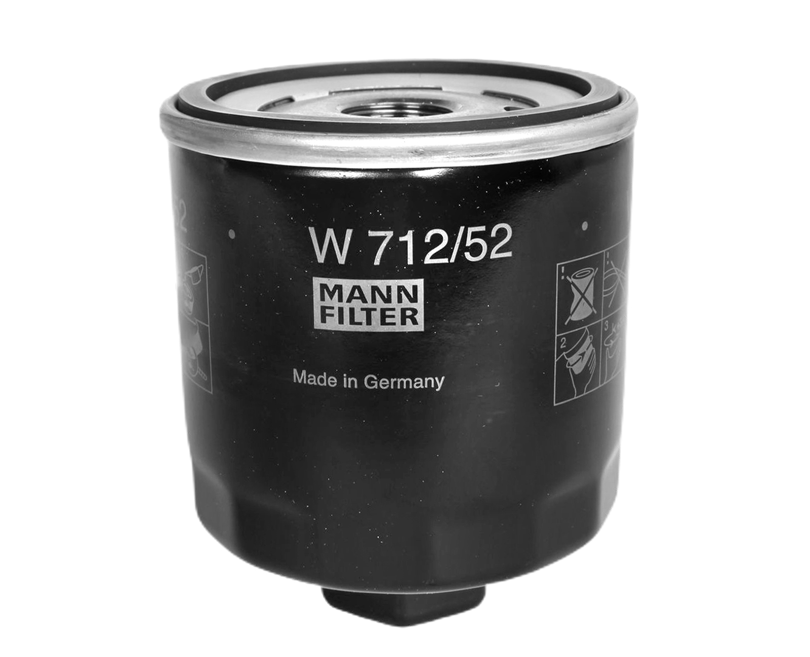 Фильтр масляный MANN W 712/52 фотография №1