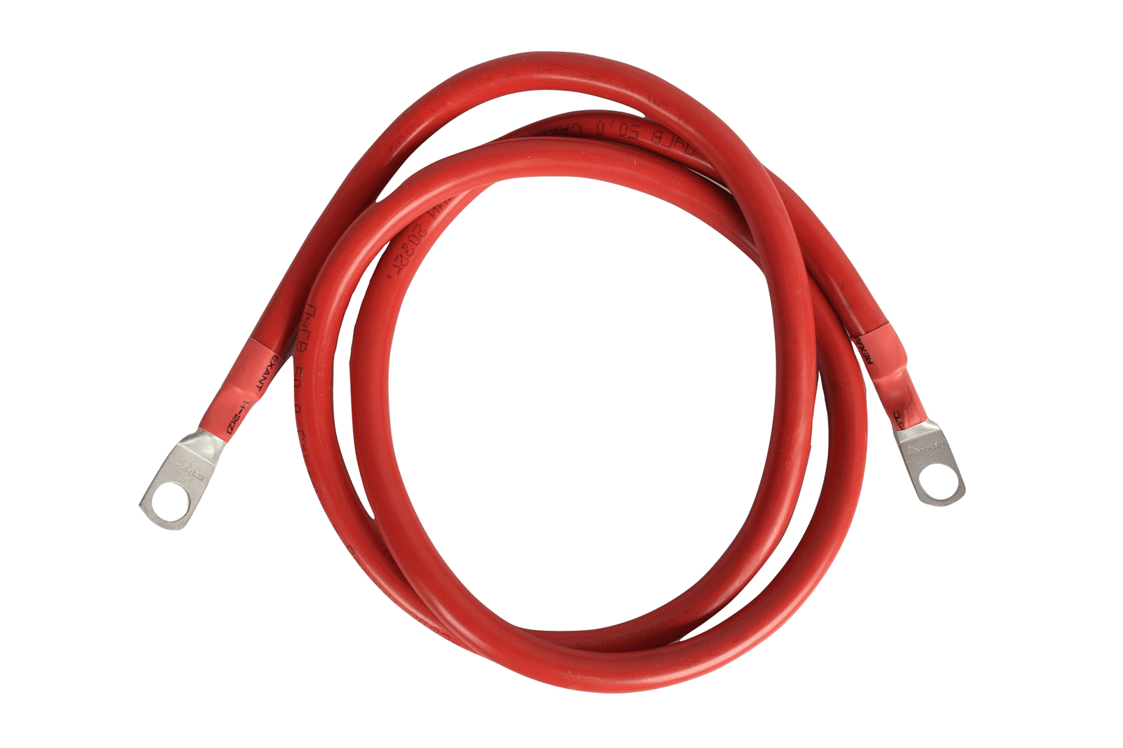 Провод АКБ соединительный L-1500мм S-50кв наконечник-наконечник медь фотография №1