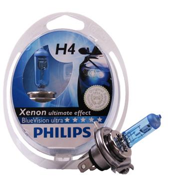 Лампа 12Vx55W H7 PHILIPS BLUE VISION ULTRA к-т фотография №1