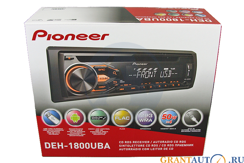 MP3-ресивер автомагнитолы PIONEER DEH-1800UBA фотография №1