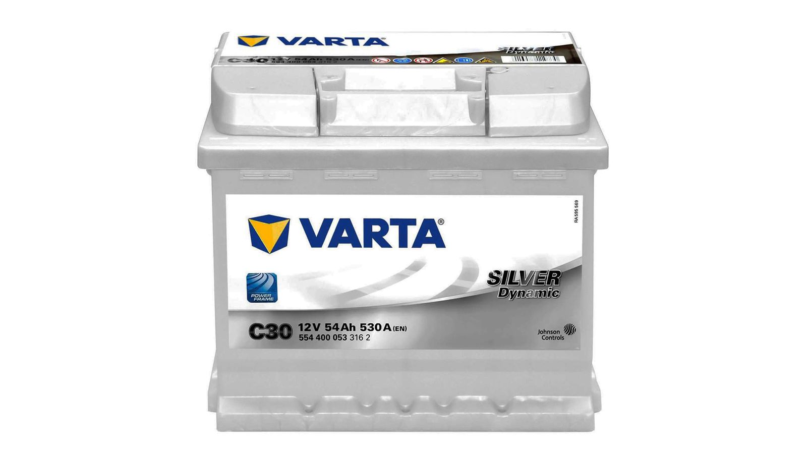 Аккумуляторная батарея VARTA SILVER 6СТ54 C30 * 554 400 053 фотография №1