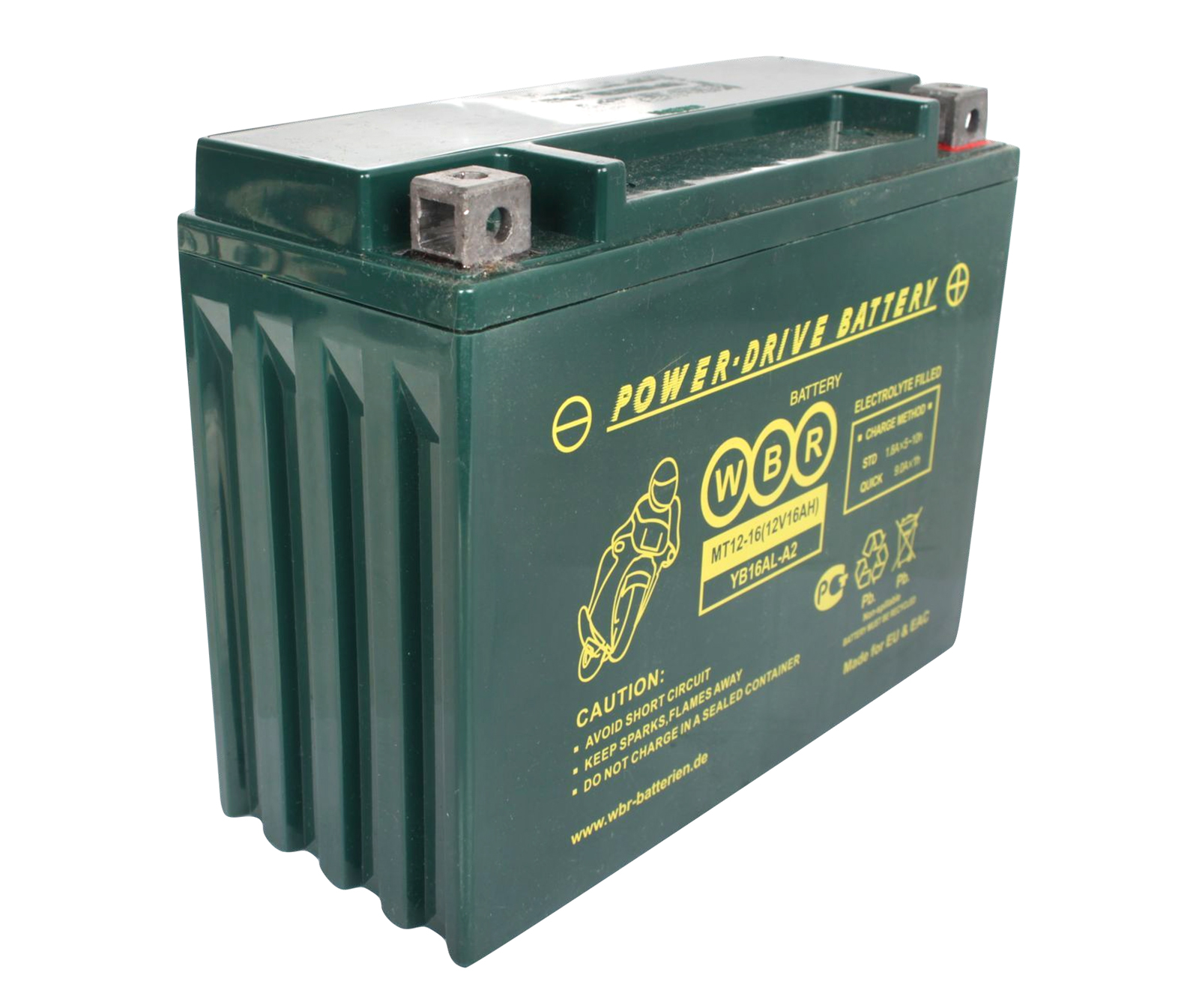 Мотоаккумулятор WBR MT12 16 YB16AL A2 фотография №3