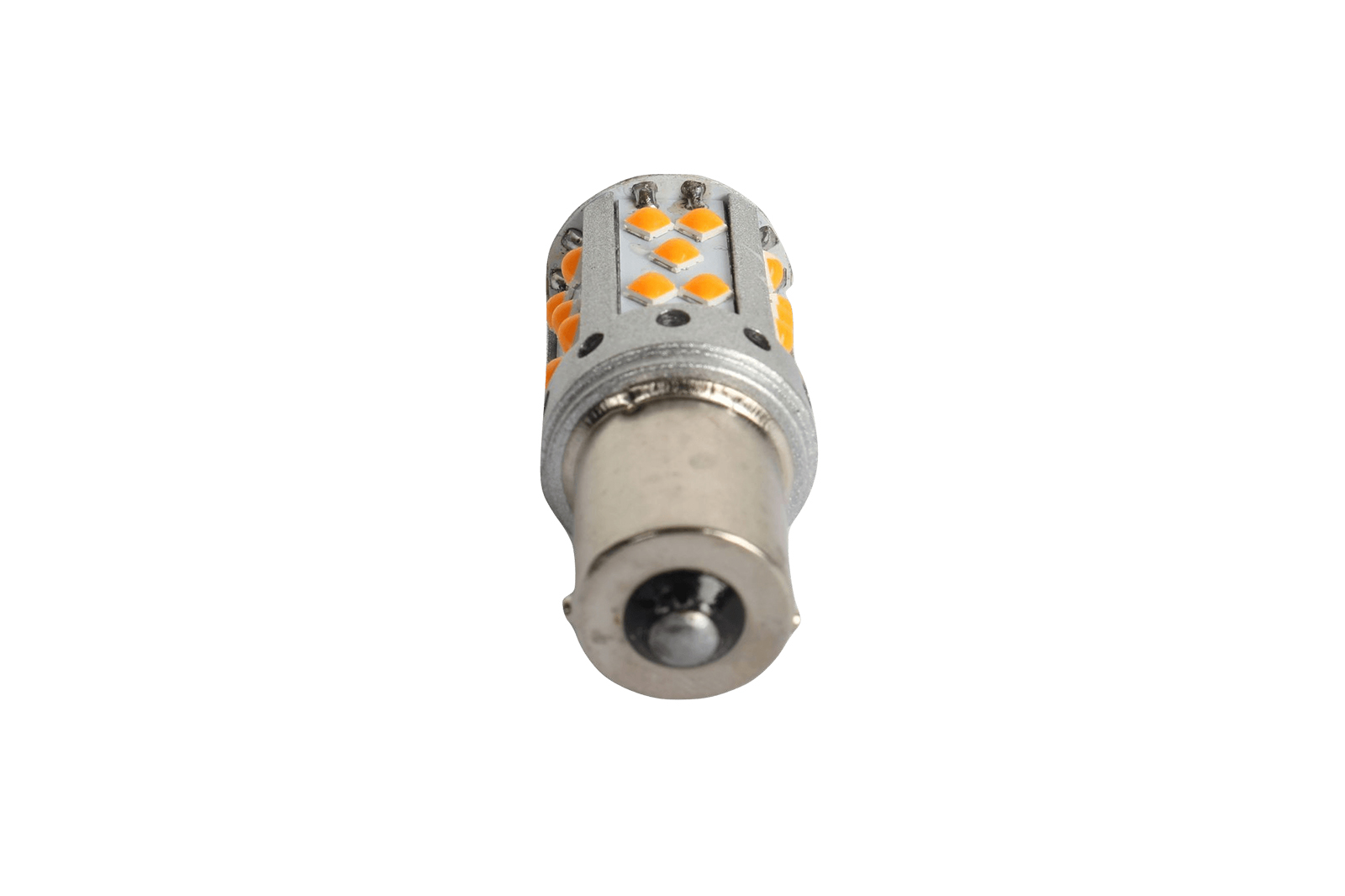 Лампа 12V P21W диодная желтая со смещенным цоколем 35 SMD 1 штука фотография №2