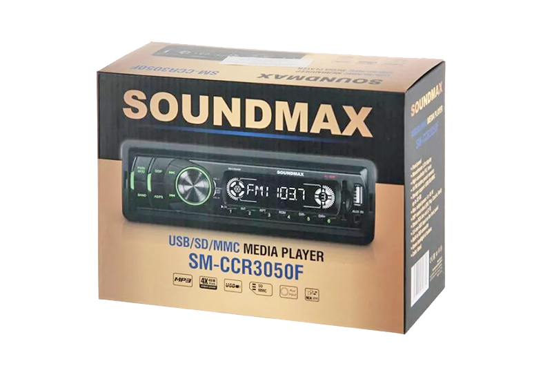 USB-ресивер автомагнитола Soundmax SM-CCR3050F фотография №1