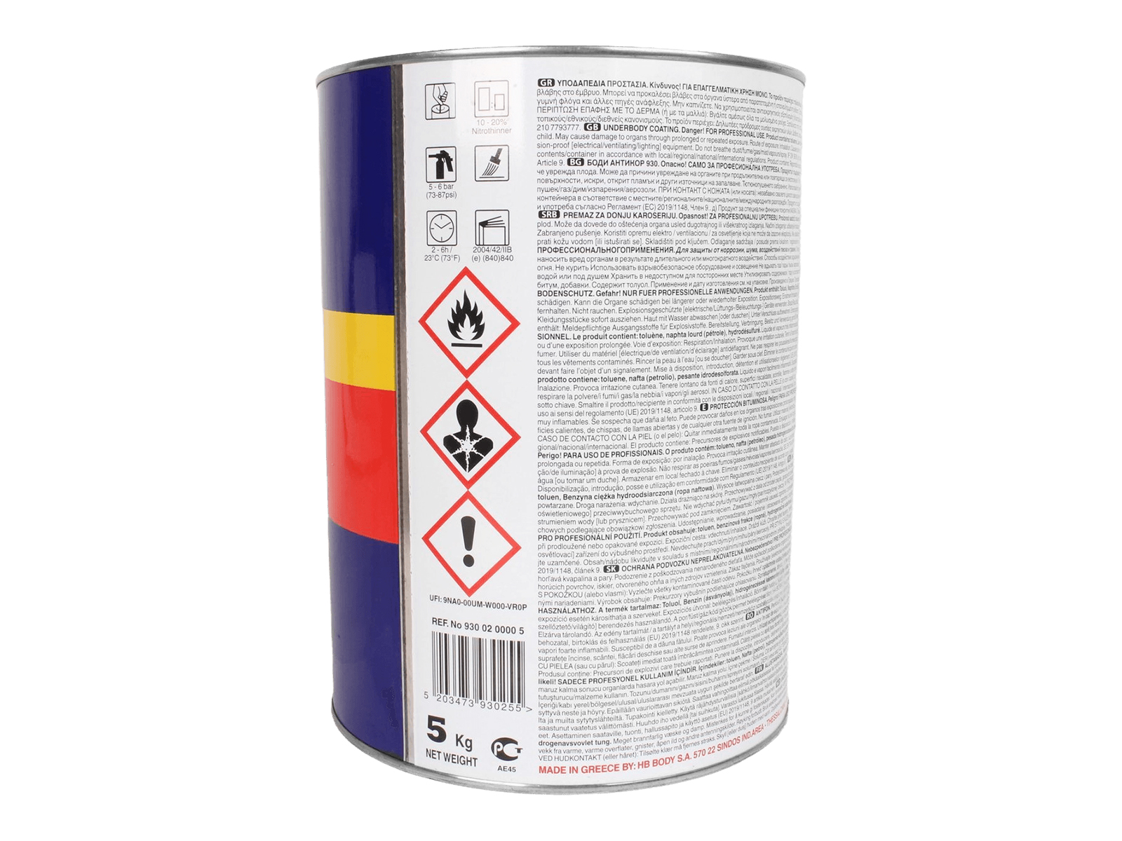 Антикор BODY-930 черный 5кг фотография №2