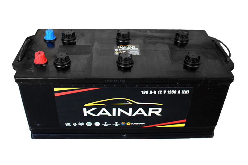 Аккумуляторная батарея KAINAR 6СТ190 (+справа) фотография №1