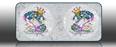 Шторка солнцезащитная ED HARDY на лобовое стекло 01038 фотография №1