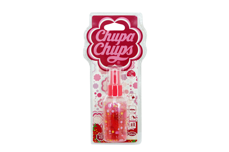 Освежитель CHUPA CHUPS Клубника со сливками спрей фотография №1
