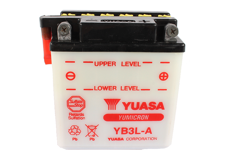 Мотоаккумулятор YUASA YB3L-A фотография №2