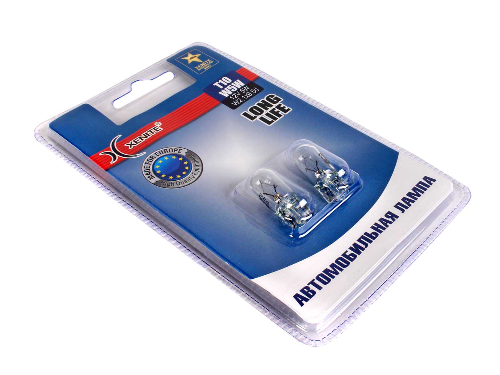 Лампа 12Vx5W XENITE LONG LIFE бесцок. к-т фотография №2