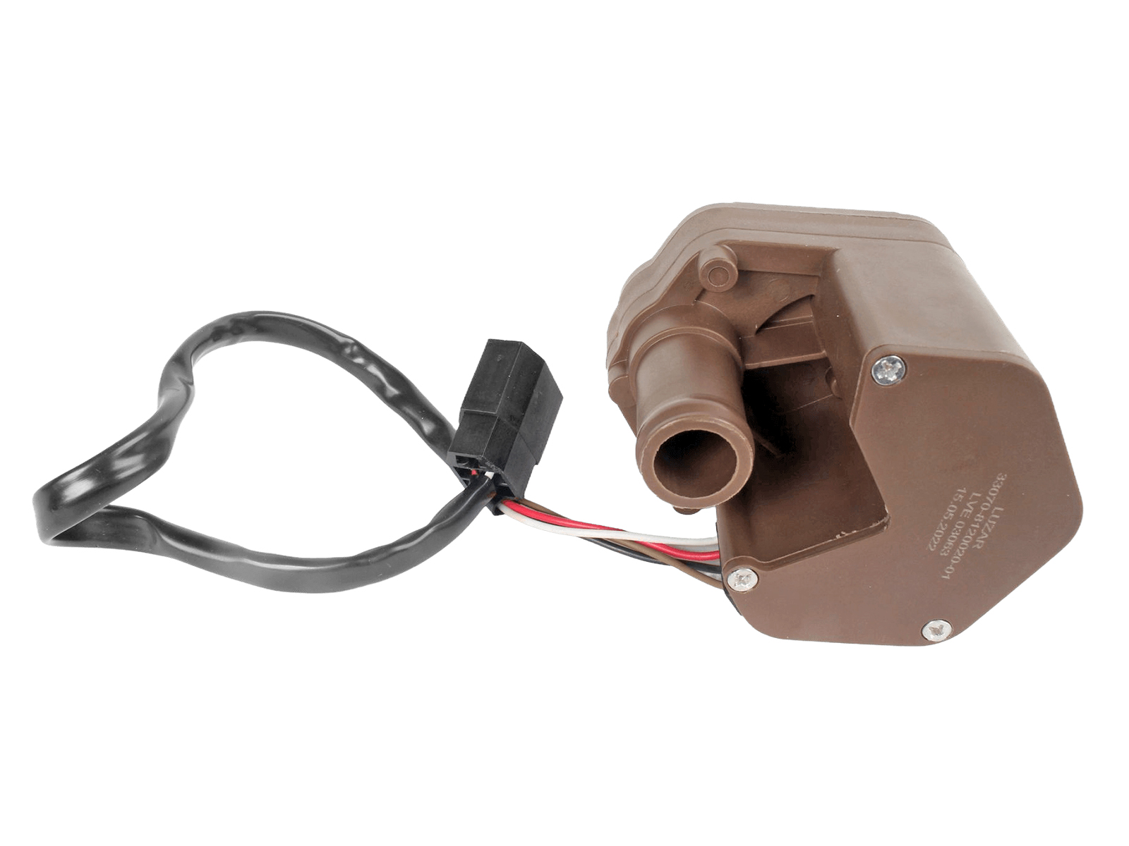 Кран ГАЗ-3302 Бизнес отопителя электрический без сальников, 3 патрубка LUZAR фотография №3