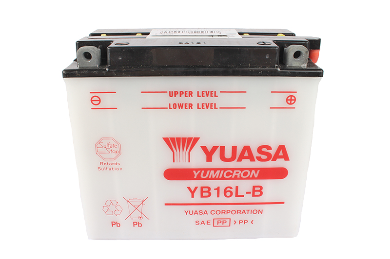 Мотоаккумулятор YUASA YB16L-B фотография №1