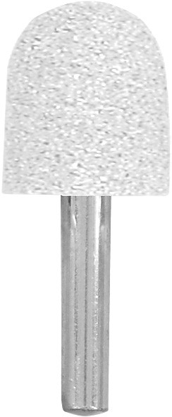 Шарошка абразивная по металлу хвостовик 6 мм цилиндр закругленный 20х25 мм фотография №1