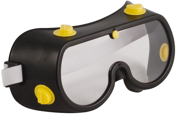 Очки защитные FIT с непрямой вентиляцией черный корпус фотография №1