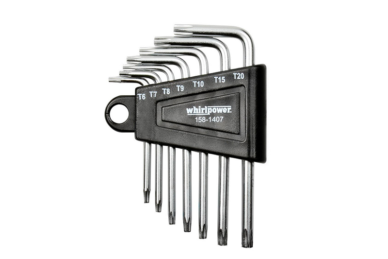 Набор ключей WhirlPower TORX Г-образных 7 штук 158-1407 фотография №1