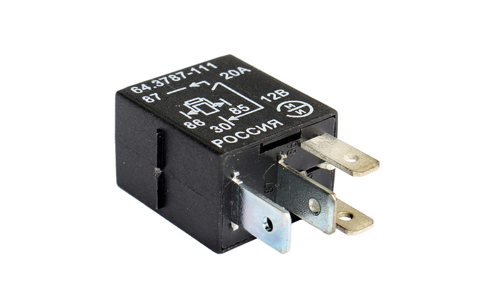 Реле электромагнитное 12В четырехконтактное Н/О ЭМИ фотография №4