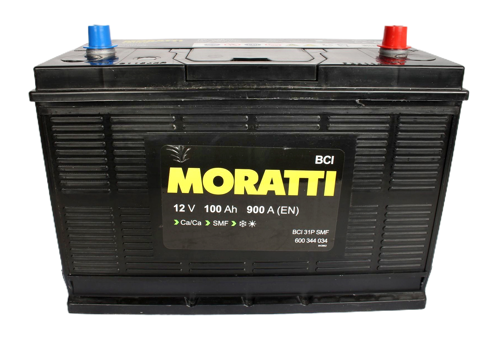 Аккумуляторная батарея MORATTI Truck 100 А/ч 920А обратная фотография №1