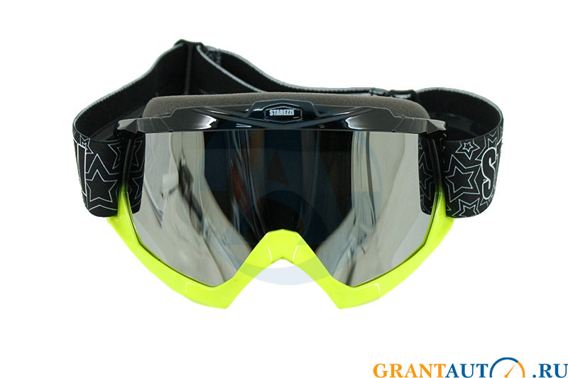 Очки кроссовые STAREZZI GOGGLES MX BLACK fluo-yellow 156-704 фотография №2