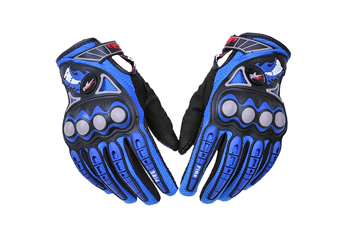 Перчатки защитные Pro-Biker MCS-23 синие L фотография №1