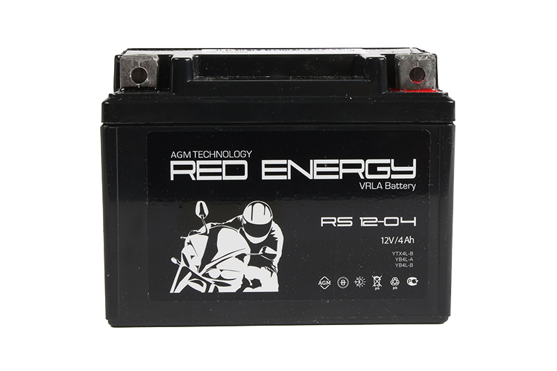 Аккумулятор мотоциклетный Red Energy RS 1204 YB4L-B 6СТ4 фотография №1