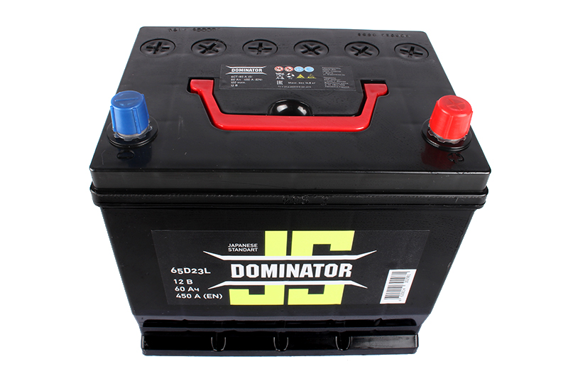 Аккумуляторная батарея DOMINATOR 6СТ60 азия обратная фотография №2