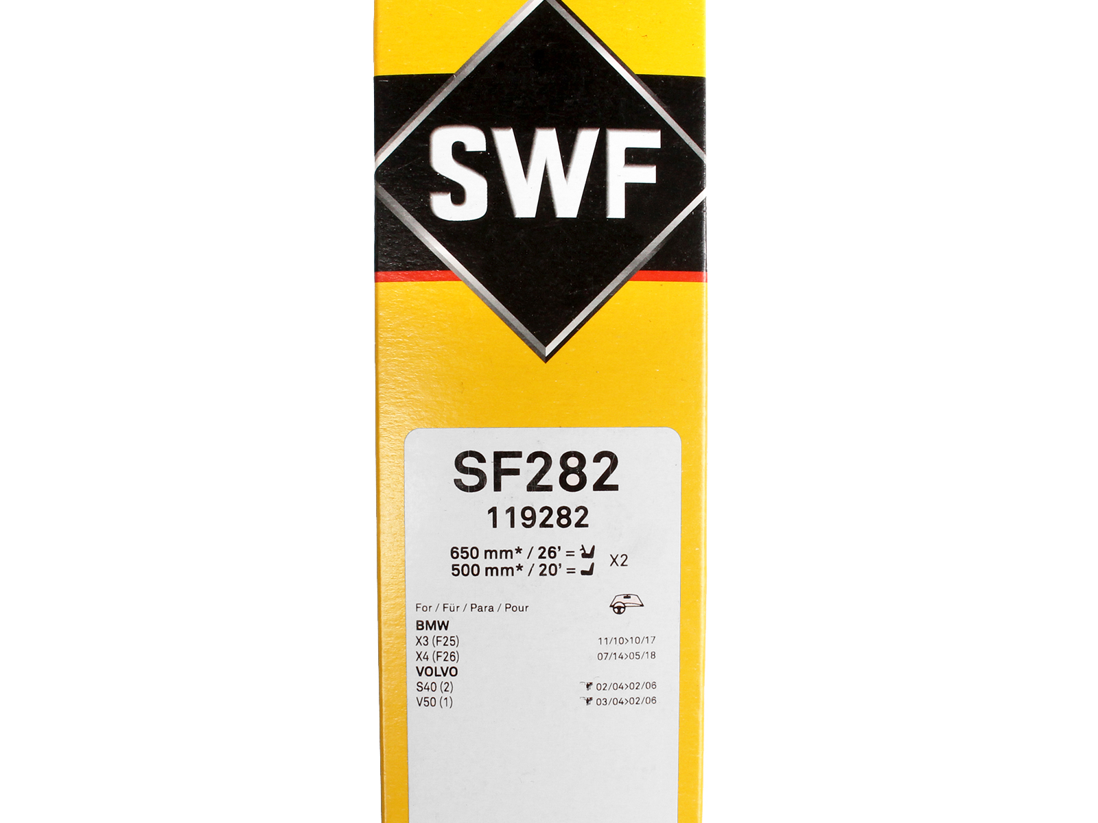 Щетка стеклоочистителя SWF комплект фотография №5