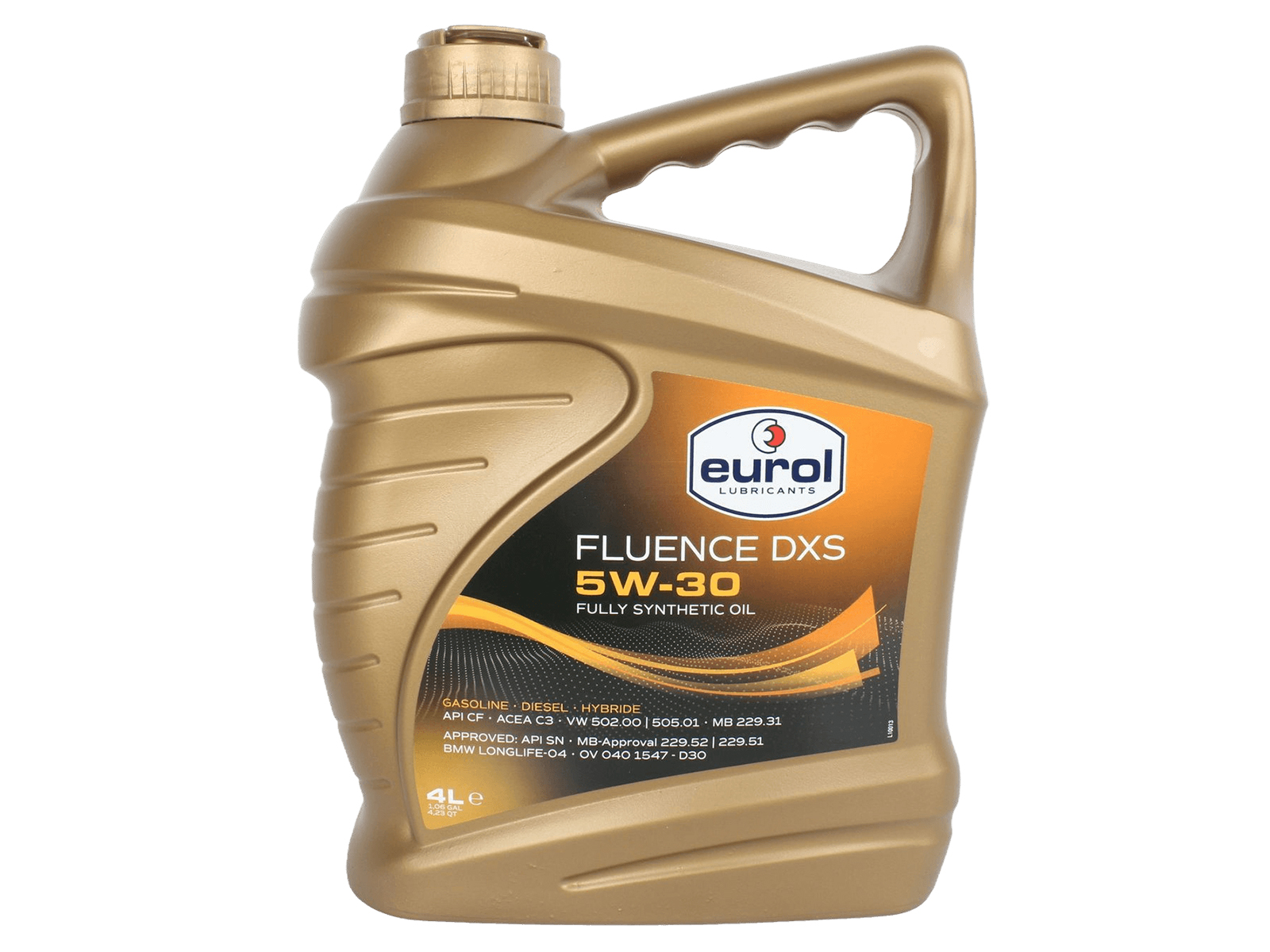 Масло моторное EUROL Fluence DXS 5W30 4л фотография №1
