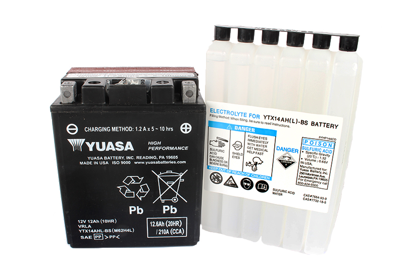 Мотоаккумулятор YUASA YTX14AHL-BS фотография №1