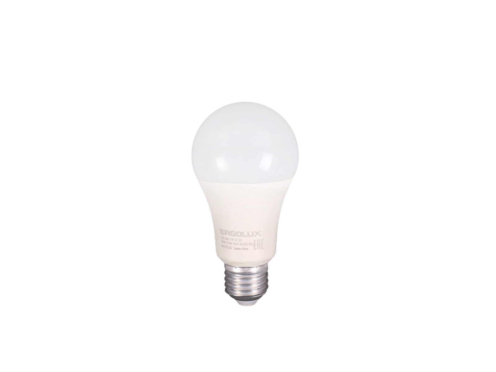 Лампа светодиодная Ergolux LED-A60-17W-E27-3K ЛОН фотография №1
