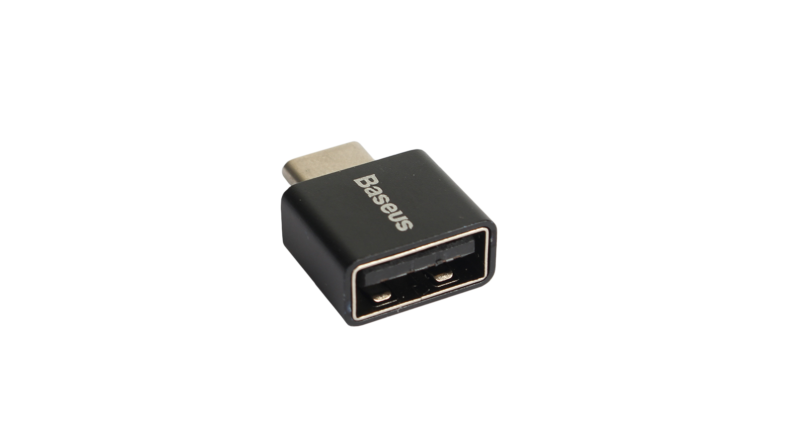 Адаптер USB type C Baseus Exquisite Type-C Male to USB Female Adapter Converter 2.4A black фотография №1