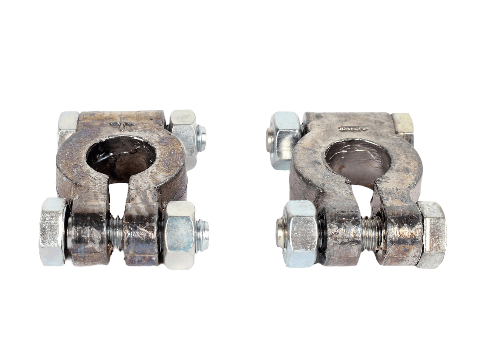 Клемма АКБ +/- свинец с зажимом гайка комплект фотография №2