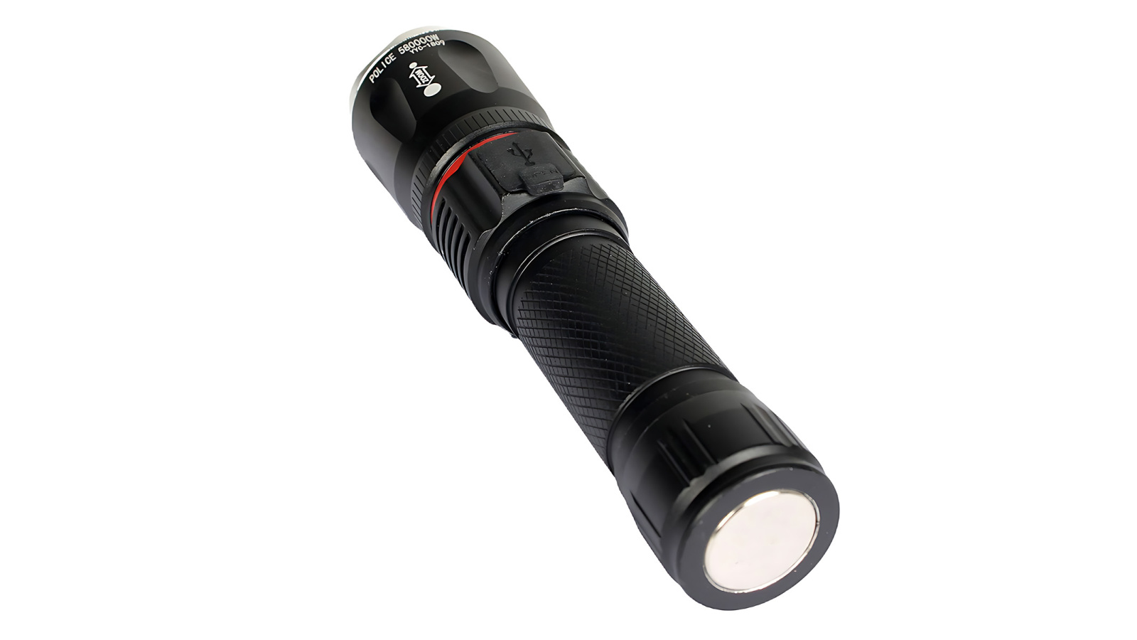 Фонарь ручной аккумуляторный с зарядкой от USB YYC-1809-T6 фотография №4