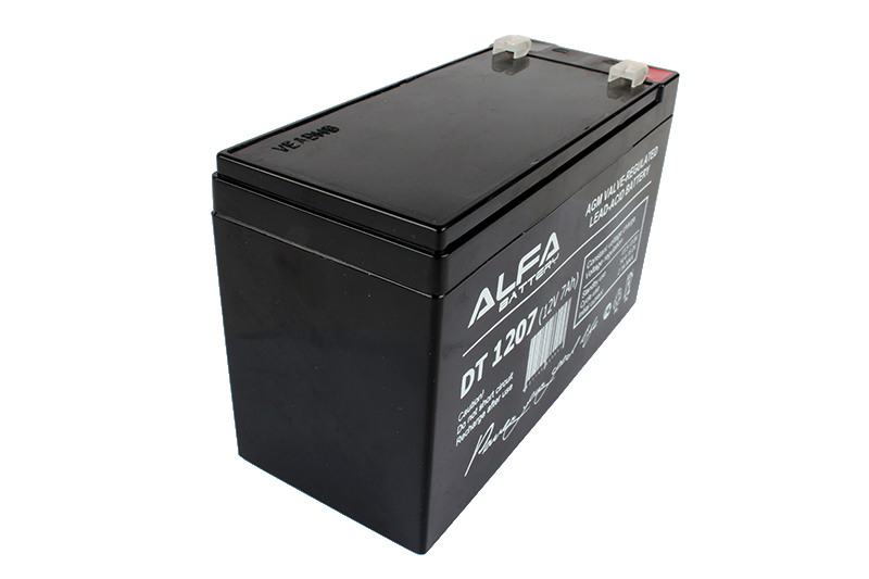 Промышленная аккумуляторная батарея AlfaBattery DT 1207 фотография №3