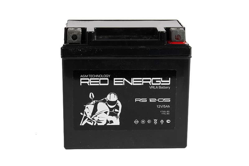 Аккумулятор мотоциклетный Red Energy RS 1205 YTX5L-BS 6СТ5 фотография №1