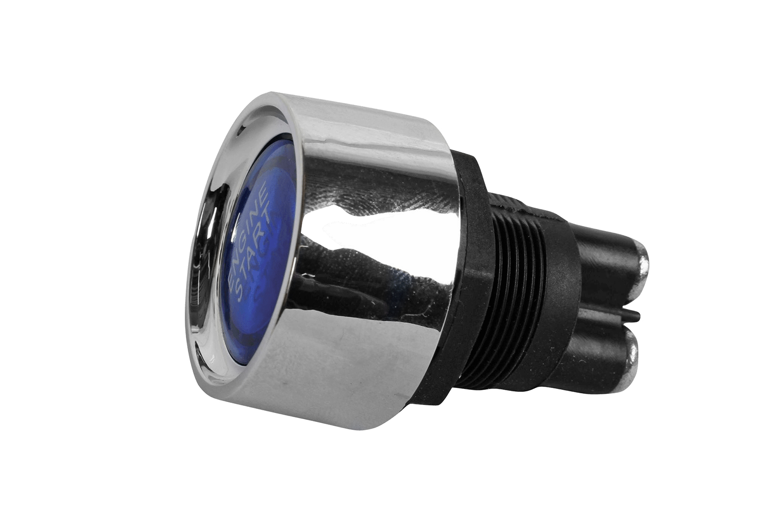 Кнопка стартера синяя фотография №2