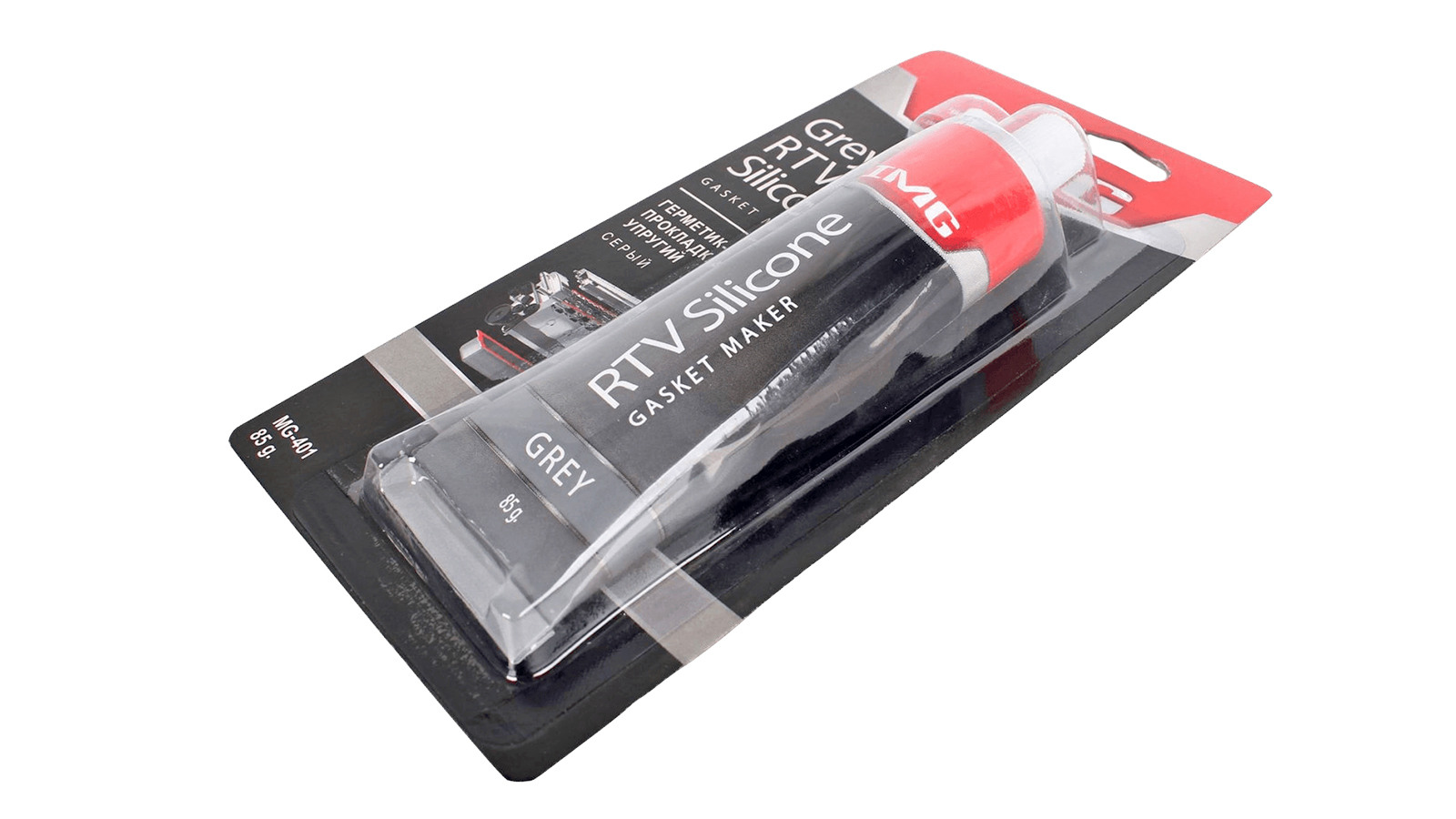 Герметик прокладок силиконовый серый 85г IMG MG-401 фотография №3
