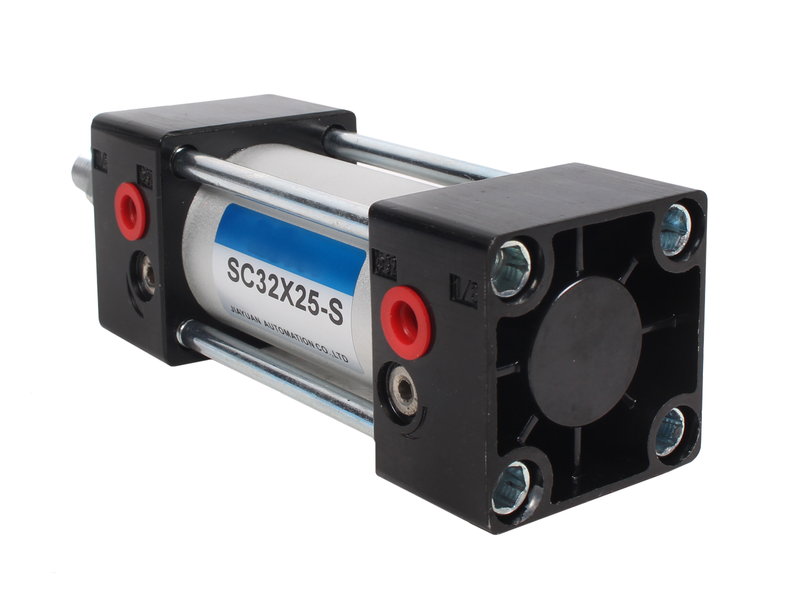 Пневмоцилиндр SC32x25-S, ход штока 25мм, D-32мм фотография №3