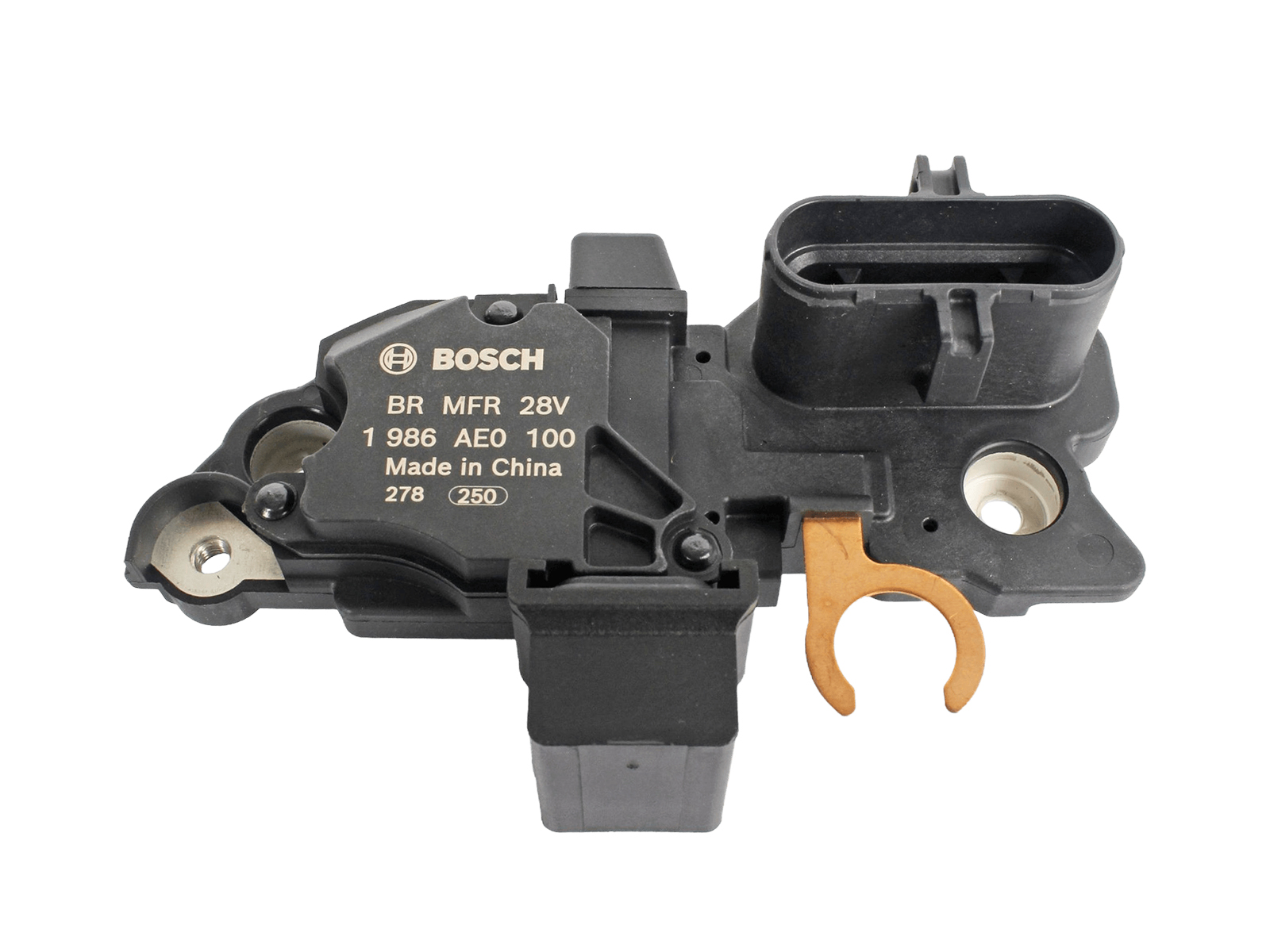 Реле регулятор КАМАЗ-ЕВРО напряжения генератора BOSCH 1986AE0100 фотография №1