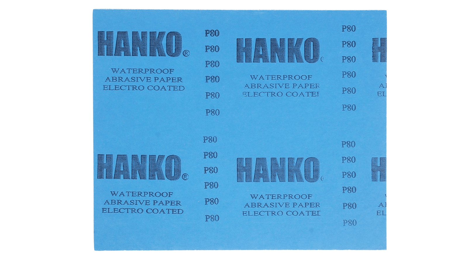 Бумага водостойкая Hanko 230 x 280 мм Р80 1шт фотография №2