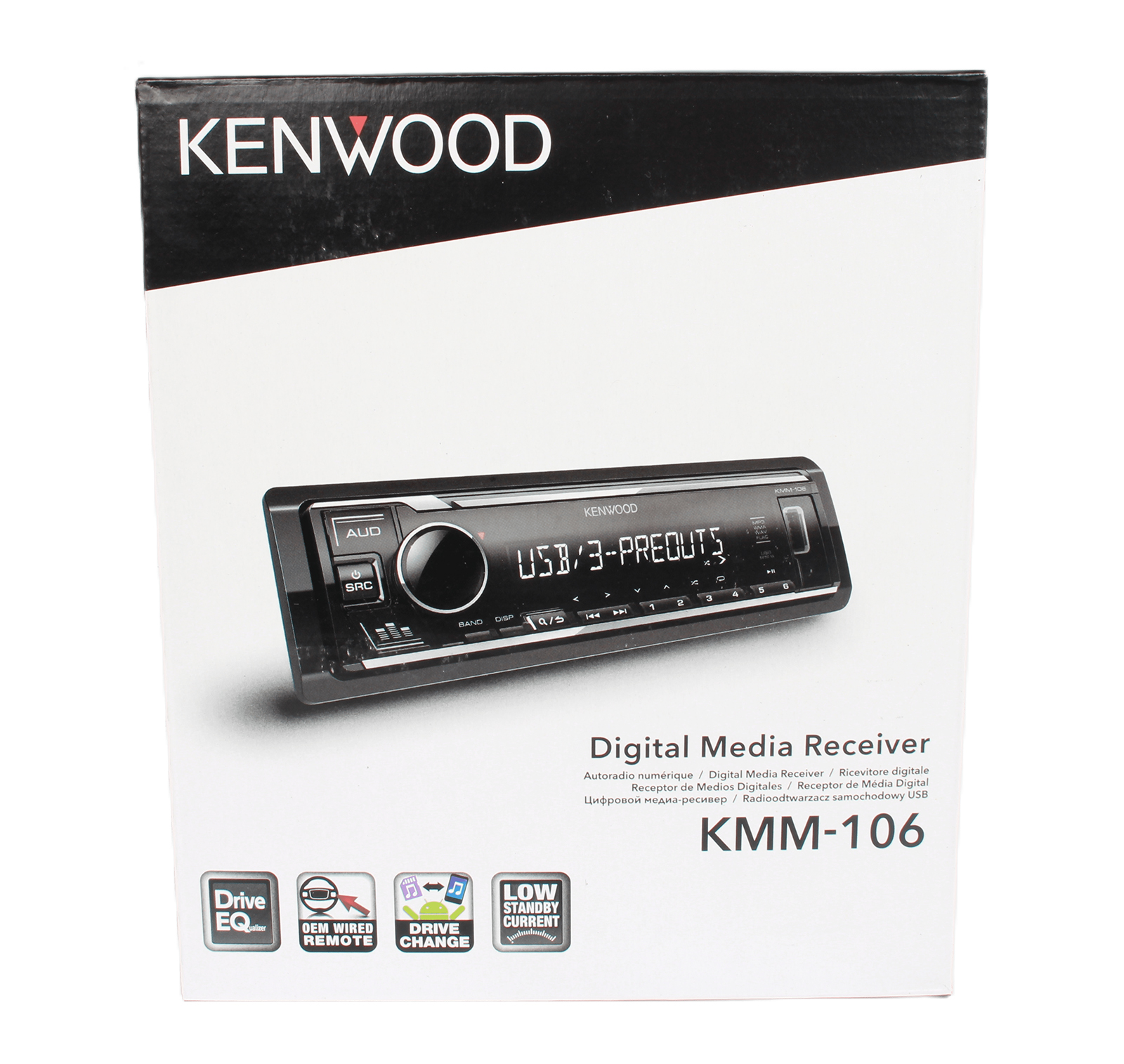 MP3-ресивер автомагнитола KENWOOD KMM-106 фотография №5
